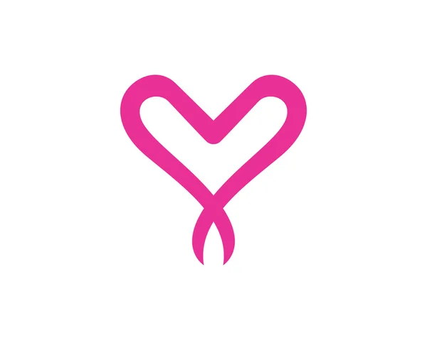 Πρότυπο διάνυσμα λογότυπου αγάπης — Διανυσματικό Αρχείο