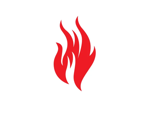 F fogo logotipo quente — Vetor de Stock