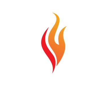 F yangın sıcak logosu