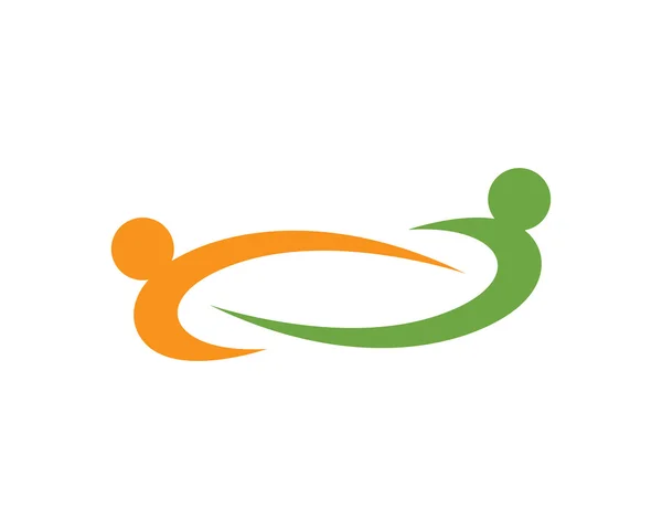 Hou van communautaire zorg Logo — Stockvector