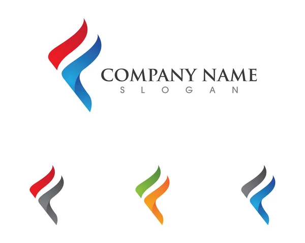 F Letter Logo — Stock Vector
