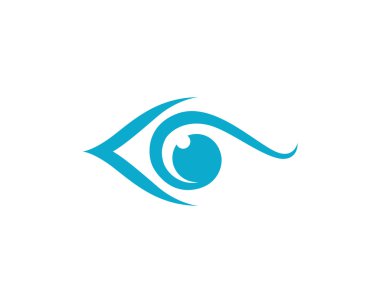 Göz bakımı logo şablonu vektörü