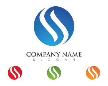 S Harfi Logo şablonu