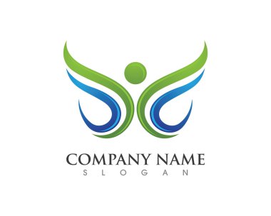 Sağlıklı Logo şablonu