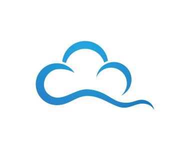 teknoloji Logo şablonu bulut