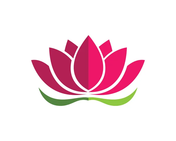 Stylizovaný vektor ikony lotosového květu — Stockový vektor