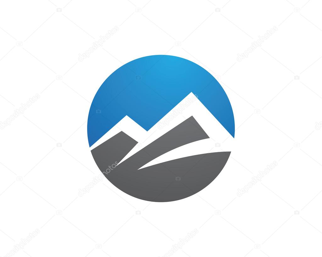 High Mountain icon  Logo Business Template Vector