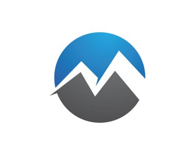 M harfi dağ logosu