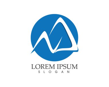 Dağ logo ve şablon