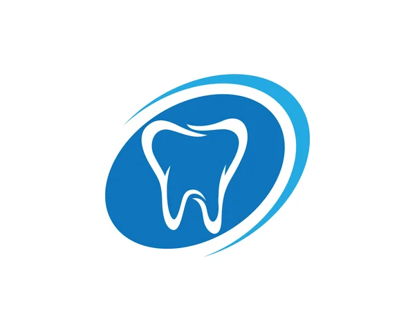 Plantilla de logotipo dental — Vector de stock