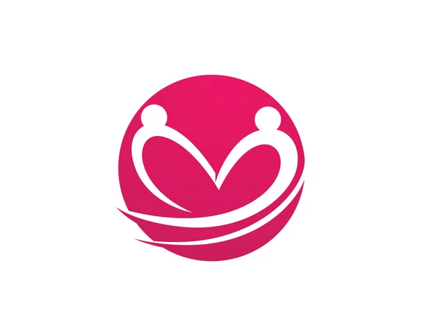 Love Community Care Logo — Stock Vector
