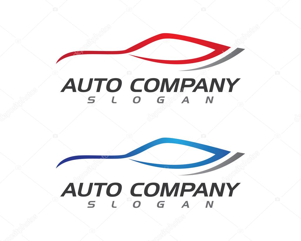 Speed Auto car Logo Template vector icon