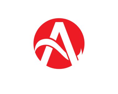 Bir harf logo şablonu