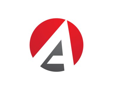 Bir harf logo şablonu