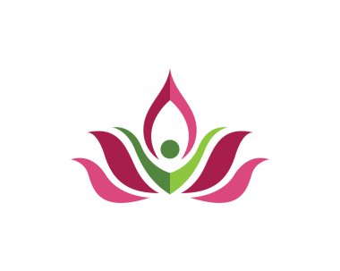 Güzellik Lotus Logo şablonu
