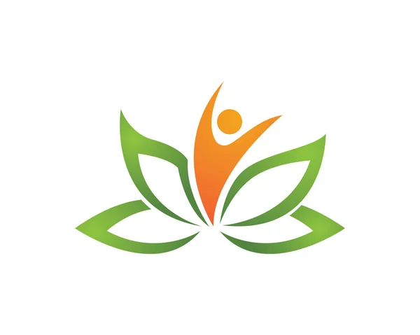 Szablon Logo Lotus Beauty — Wektor stockowy