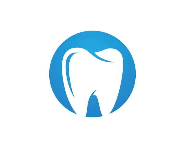 Vorlage für Zahnlogos — Stockvektor