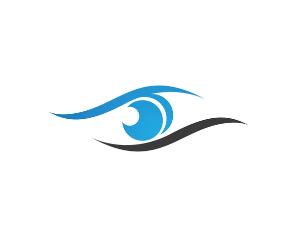 眼睛护理徽标模板图标 — 图库矢量图片