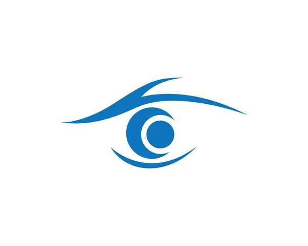 Уход за глазами иконки логотипа — стоковый вектор
