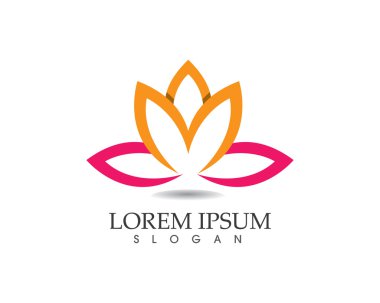 Lotus çiçek logosu spa