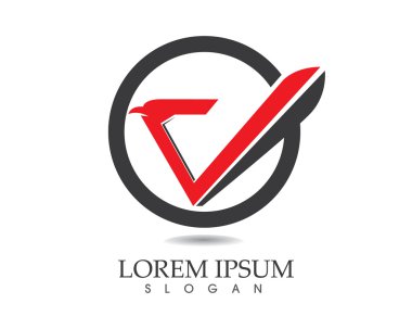 V kartal mektup logo