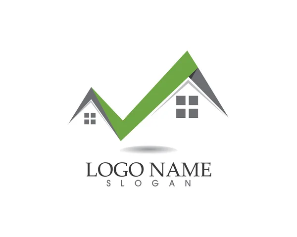 Budynek domu logo i symmbol — Wektor stockowy