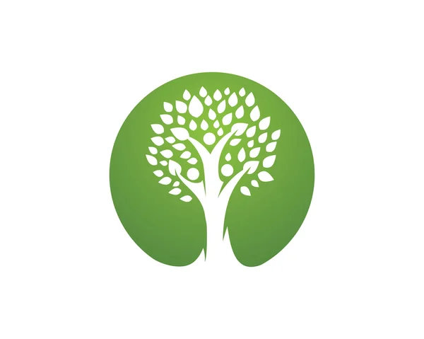 Plantilla de logotipo de árbol familiar — Vector de stock
