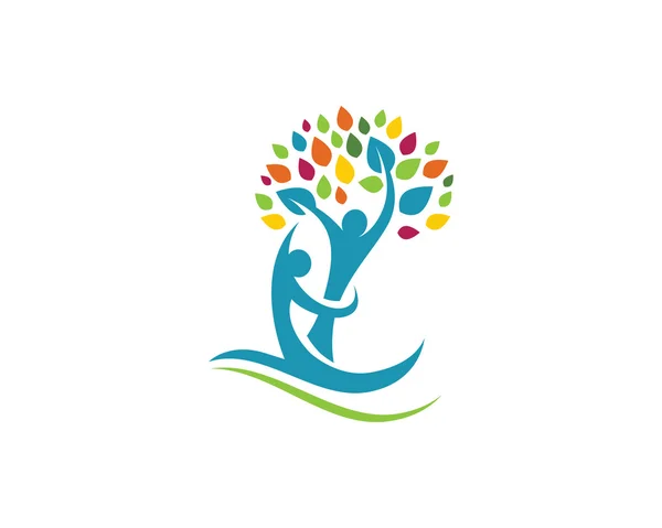 Gezondheid Logo vector pictogram sjabloonontwerp — Stockvector