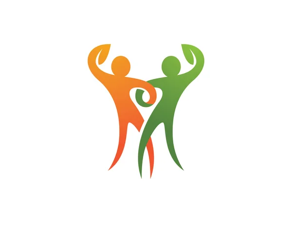 Gezondheid Logo vector pictogram sjabloonontwerp — Stockvector
