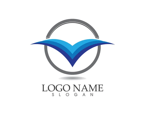 Biznes Finanse logo i symbol — Wektor stockowy