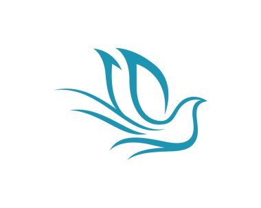 Güvercin logo şablonu