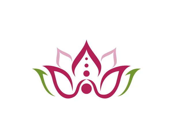 Szablon Logo Lotus Beauty — Wektor stockowy