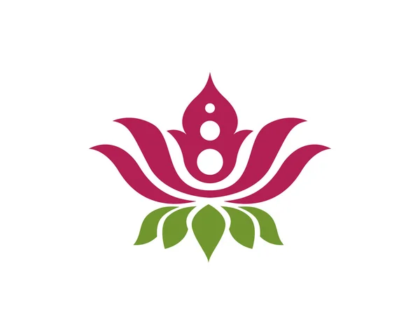 Kauneus Lotus Logo malli — vektorikuva