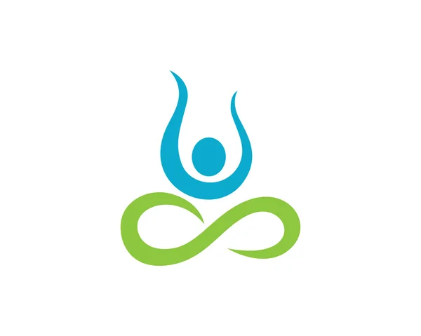 Design icona vettoriale modello logo salute — Vettoriale Stock