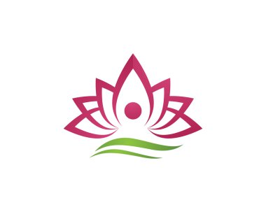 Güzellik Lotus Logo şablonu