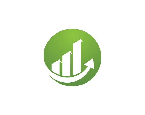 Logotipo financiero — Vector de stock