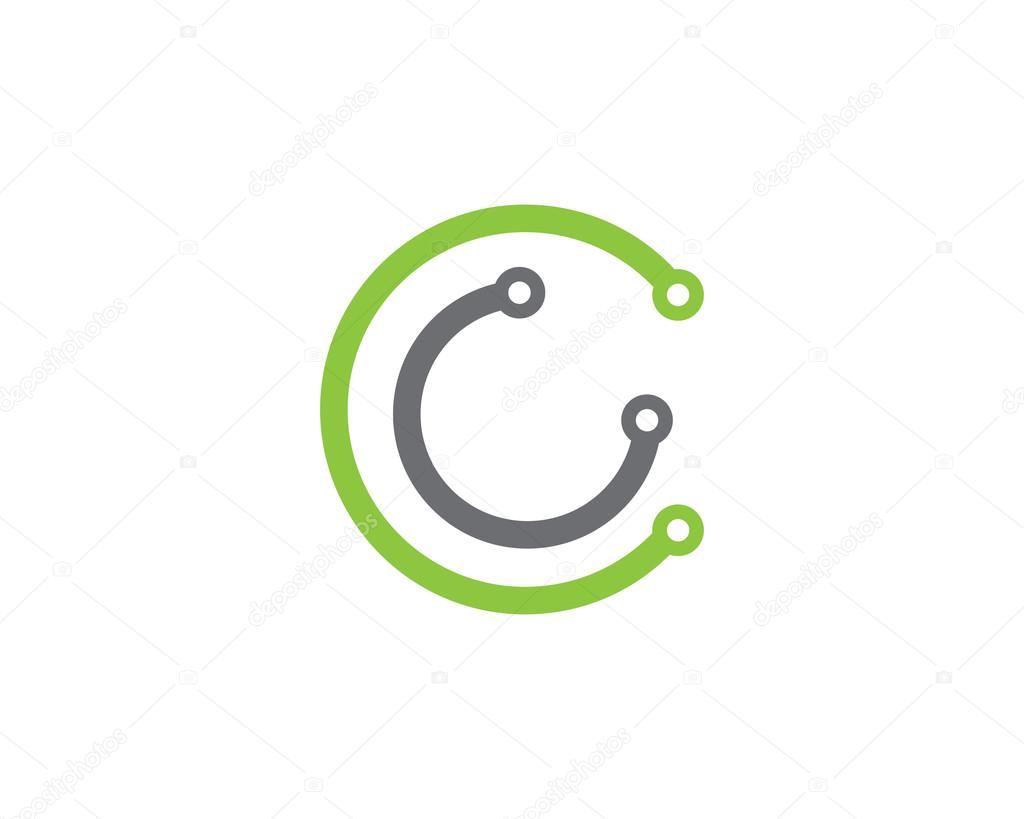 Cable, wires, wiring logo template vector icon