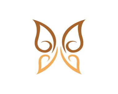 Kelebek logo şablonu