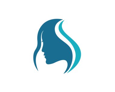 Güzellik kadın kutsal kişilerin resmi Logo şablonu