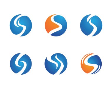 S Harfi Logo şablonu