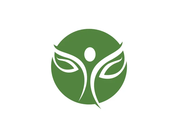 Design de ícone de vetor de modelo de logotipo de saúde — Vetor de Stock