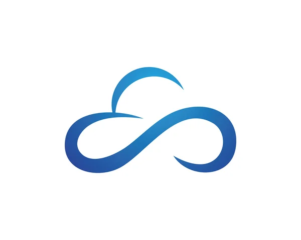Wolk Logo sjabloon — Stockvector