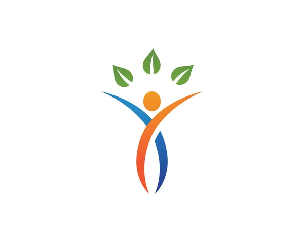 Plantilla de logotipo de salud — Archivo Imágenes Vectoriales