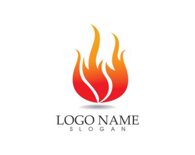 Alev ve logo ve sembol yangın
