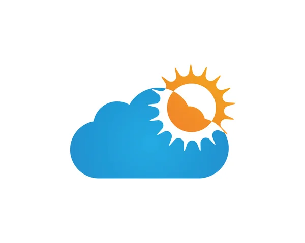 Cloud Internet data logo and symbol — стоковый вектор