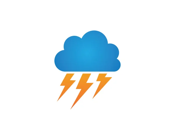 Cloud Internet Daten Logo und Symbol — Stockvektor