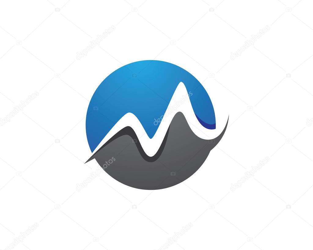 High Mountain icon  Logo Business Template Vector