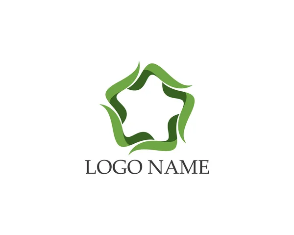 Groupe communautaire de logo star people — Image vectorielle