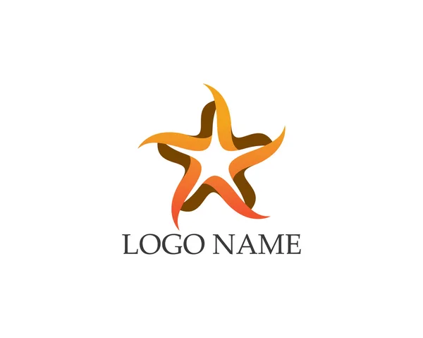 Groupe communautaire de logo star people — Image vectorielle