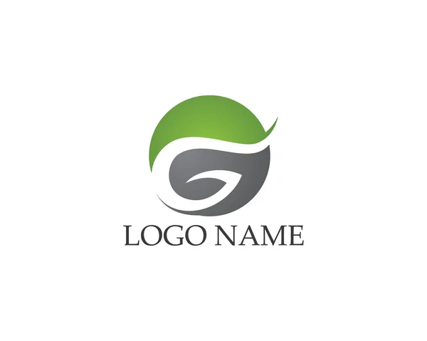 G logotipo y símbolo de la letra — Vector de stock